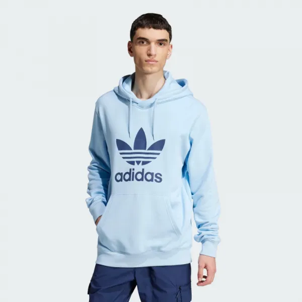 Pánska mikina s kapucňou ADIDAS ORIGINALS TREFOIL HOODY-CLESKY
