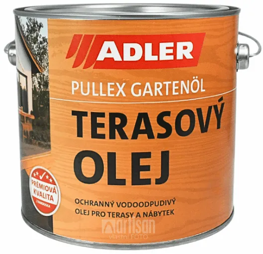 ADLER Pullex Gartenöl - olej na WPC terasy 2.5 l Bezfarebný