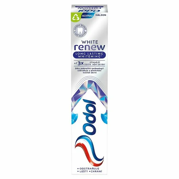 Odol White Renew Long Lasting Whitening zubná pasta s fluoridom 75 ml 1ks