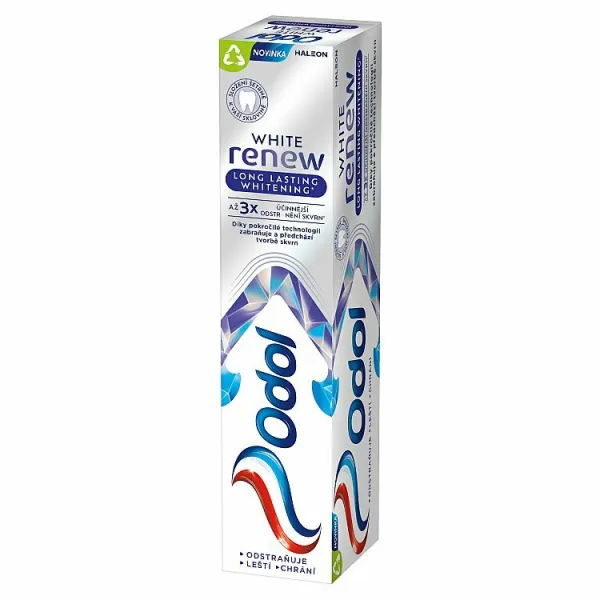 Odol White Renew Long Lasting Whitening zubná pasta s fluoridom 75 ml 1ks