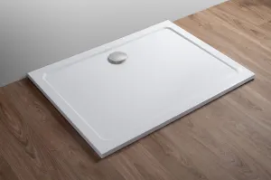 H K - THOR Sprchová vanička z liateho mramoru, obdĺžnik, 100x76x3 cm SE-THOR-10076