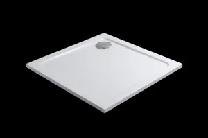 H K - THOR Sprchová vanička z liateho mramoru, štvorec, 76x76x3 cm SE-THOR-76SQ