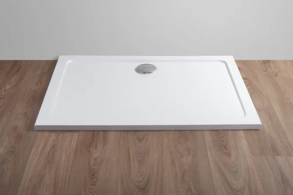 H K - THOR Sprchová vanička z liateho mramoru, obdĺžnik, 100x76x3 cm SE-THOR-10076