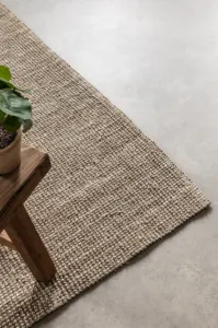 Koberec Bouclé Jaipur sivý / hnedý