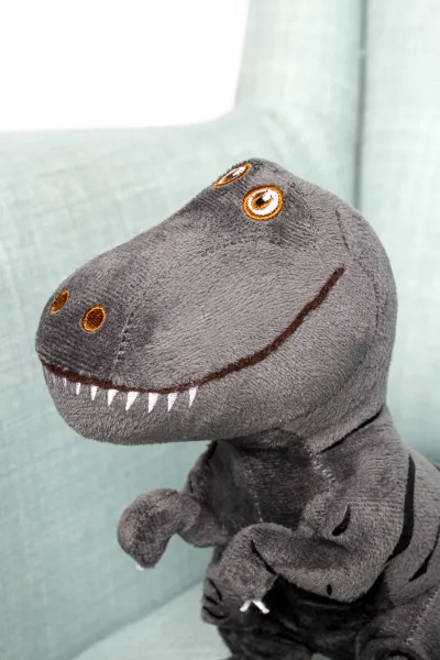 JAKS Plyšový dinosaurus Dino Farba: šedá, Veľkosť: 100 cm
