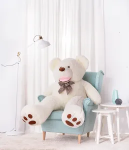 JAKS Plyšový medveď Amigo Farba: biela, Veľkosť: 190 cm
