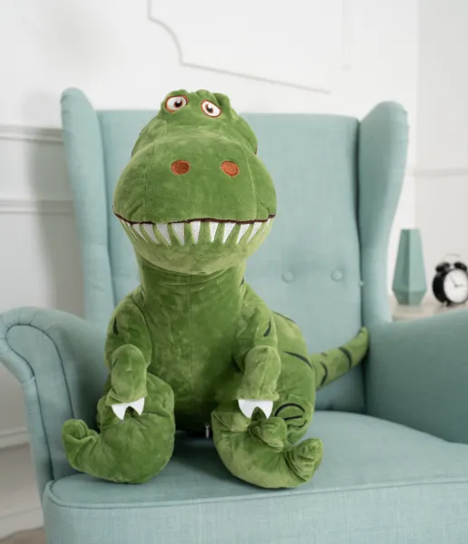 JAKS Plyšový dinosaurus Dino Farba: šedá, Veľkosť: 100 cm