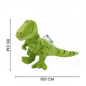 JAKS Plyšový dinosaurus Dino Farba: šedá, Veľkosť: 100 cm