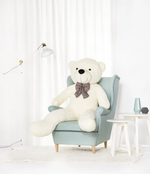 JAKS Plyšový medveď Classico Farba: biela, Veľkosť: 190 cm