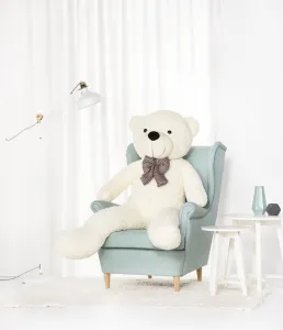 JAKS Plyšový medveď Classico Farba: biela, Veľkosť: 190 cm