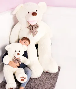 JAKS Plyšový medveď Amigo Farba: biela, Veľkosť: 190 cm