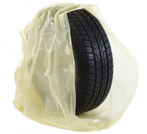 Vrecia na pneumatiky LDPE žlté, 52 cm, súprava 100 ks, Redats 04-01-50