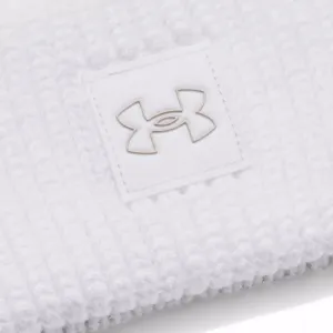 Dámska zimná čiapka UNDER ARMOUR UA Halftime Ribbed Pom-WHT