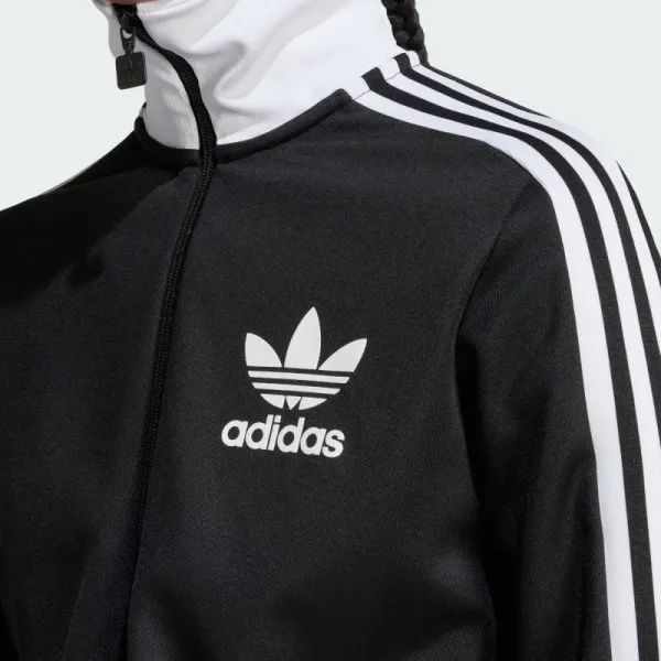 Dámska mikina so zipsom ADIDAS ORIGINALS CLASSIC TT-BLACK