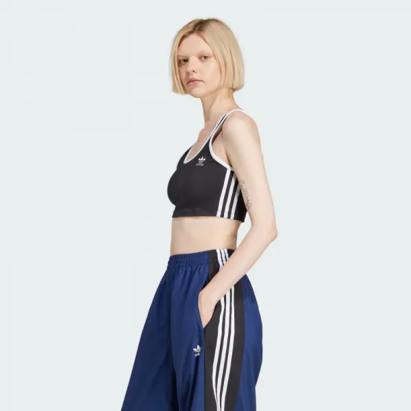 Dámske tielko ADIDAS ORIGINALS 3S BRA TOP-BLACK WHITE