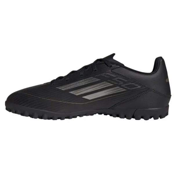 Pánske futbalové kopačky turfy ADIDAS F50 Club M TF core black iron metallic gold metallic