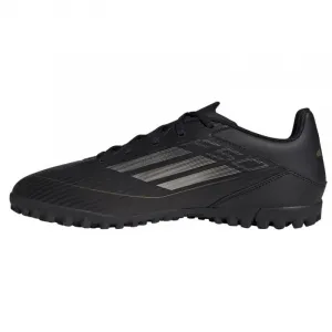Pánske futbalové kopačky turfy ADIDAS F50 Club M TF core black iron metallic gold metallic