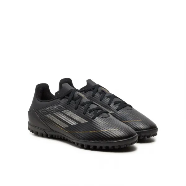 Pánske futbalové kopačky turfy ADIDAS F50 Club M TF core black iron metallic gold metallic