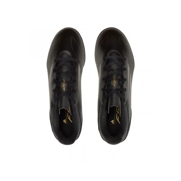 Pánske futbalové kopačky turfy ADIDAS F50 Club M TF core black iron metallic gold metallic
