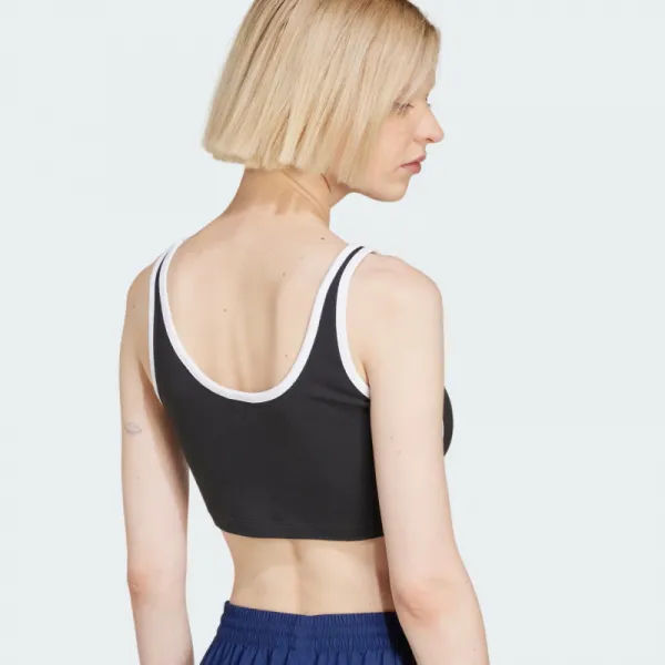 Dámske tielko ADIDAS ORIGINALS 3S BRA TOP-BLACK WHITE