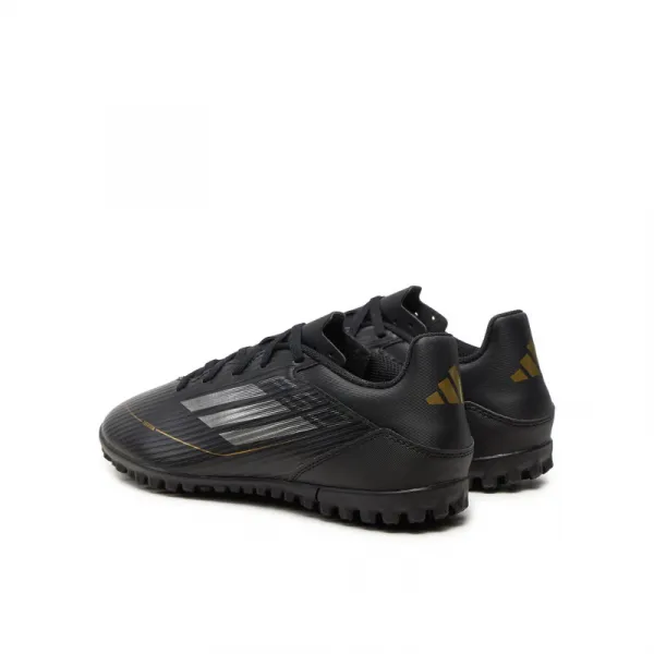Pánske futbalové kopačky turfy ADIDAS F50 Club M TF core black iron metallic gold metallic