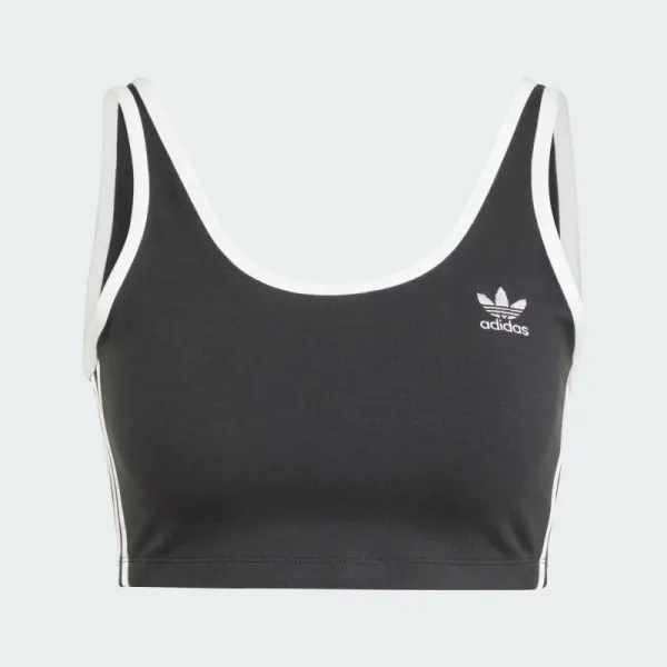 Dámske tielko ADIDAS ORIGINALS 3S BRA TOP-BLACK WHITE