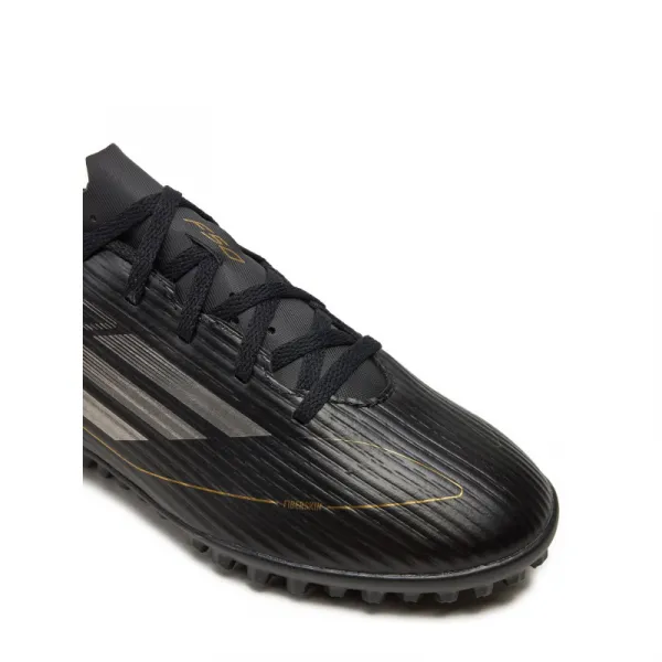 Pánske futbalové kopačky turfy ADIDAS F50 Club M TF core black iron metallic gold metallic