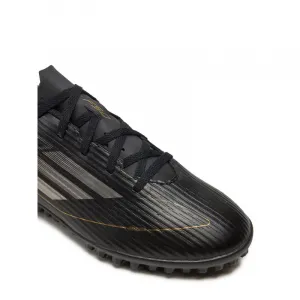 Pánske futbalové kopačky turfy ADIDAS F50 Club M TF core black iron metallic gold metallic