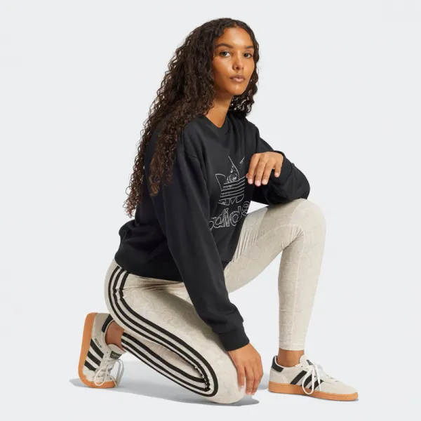 Dámska mikina ADIDAS ORIGINALS SNAKE CREW-BLACK
