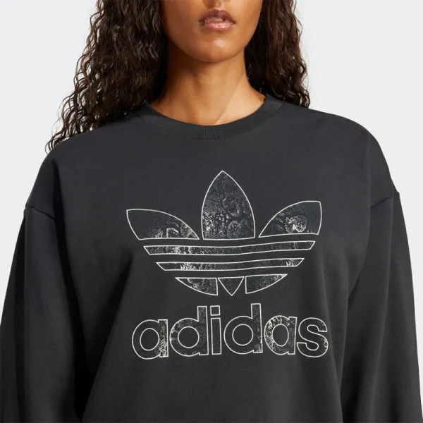 Dámska mikina ADIDAS ORIGINALS SNAKE CREW-BLACK