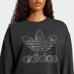 Dámska mikina ADIDAS ORIGINALS SNAKE CREW-BLACK