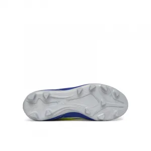 Chlapčenské futbalové kopačky outdoorové ADIDAS F50 Club Messi Jr FG silver metallic solar yellow lucid blue