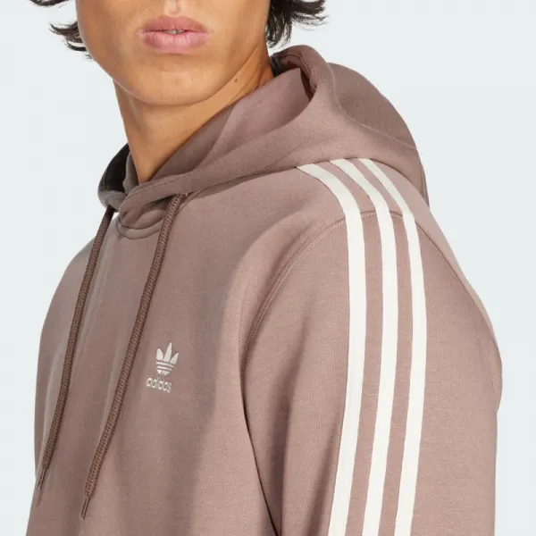Pánska mikina s kapucňou ADIDAS ORIGINALS 3-STRIPES HOODY-TRABRN