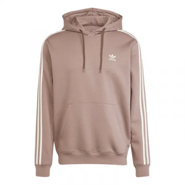 Pánska mikina s kapucňou ADIDAS ORIGINALS 3-STRIPES HOODY-TRABRN