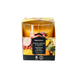 Vonná sviečka v skle PROVENCE 20 hodín exotické ovocie a mango