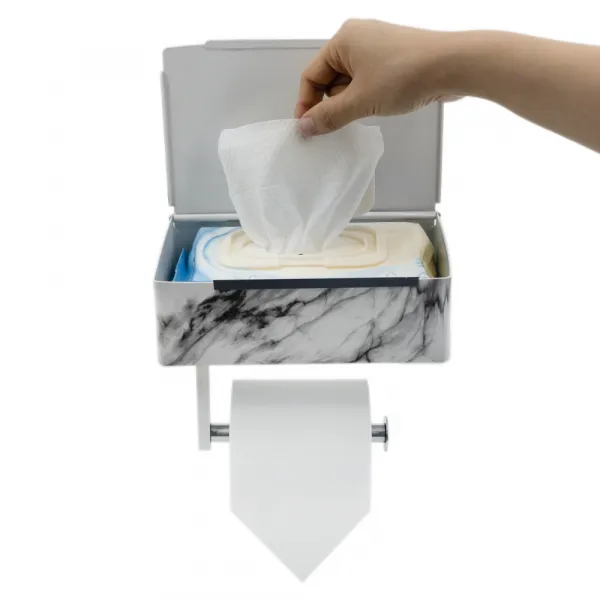 Držiak na toaletný papier, biely mramor, MISIA