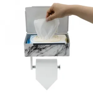 Držiak na toaletný papier, biely mramor, MISIA