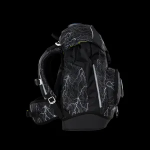 Školský batoh Ergobag prime - Black reflexný