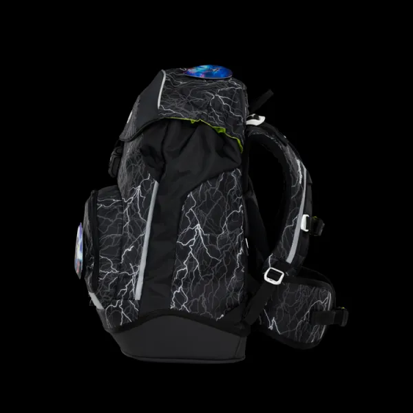 Školský batoh Ergobag prime - Black reflexný