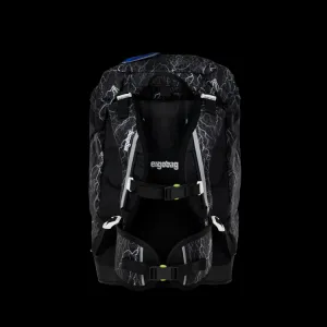 Školský batoh Ergobag prime - Black reflexný
