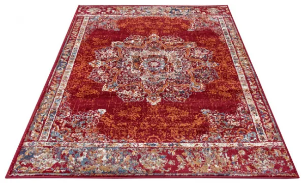 Koberec Luxor Maderno červený / viacfarebný