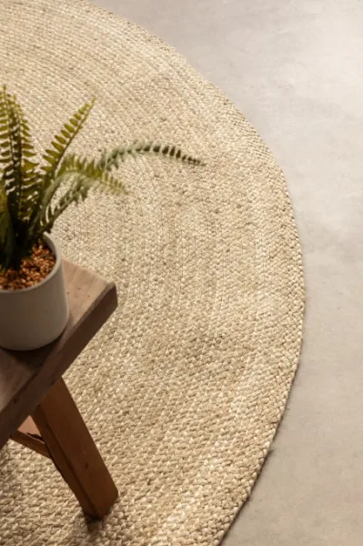 Koberec Jute Braided Rangpur naturálny / ivory
