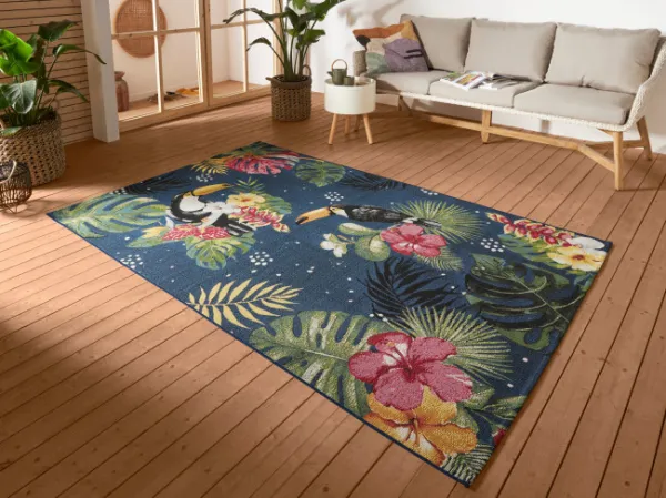 Koberec Flair Tropical Dream modrý / viacfarebný