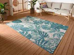Koberec Flair Tropical Leaves tyrkysový