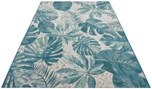 Koberec Flair Tropical Leaves tyrkysový