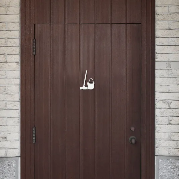 Symbol na dvere - Upratovacia miestnosť