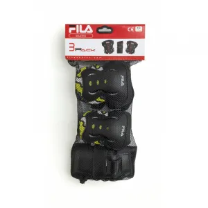 Chlapčenský chrániče na korčule FILA SKATES JR BOY FP GEARS BLK YELLO