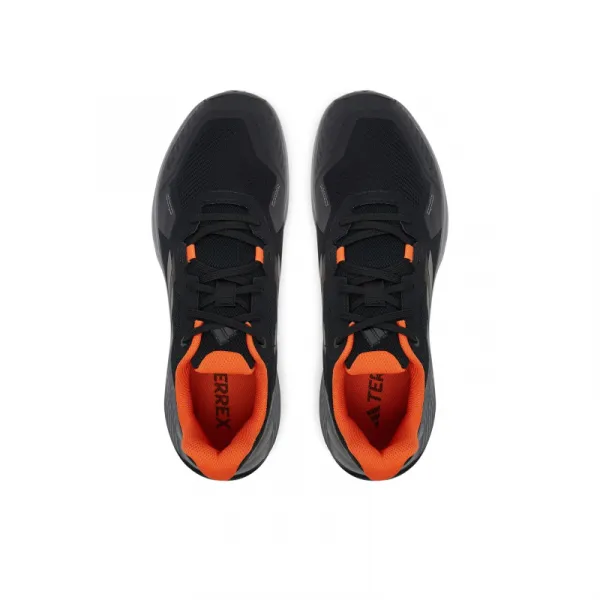 Pánska bežecká trailová obuv ADIDAS Terrex Soulstride M core black grey four semi impact orange