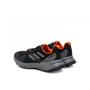 Pánska bežecká trailová obuv ADIDAS Terrex Soulstride M core black grey four semi impact orange