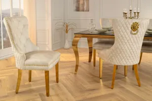 Chesterfield jedálenská stolička 2 ks FRIXON Dekorhome